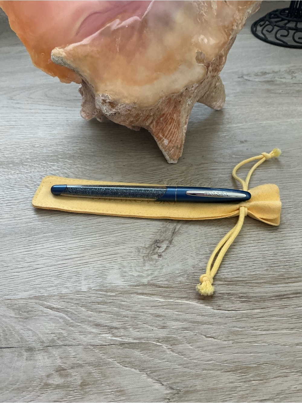 Swarovski Blue Crystal Accent Ballpoint Pen